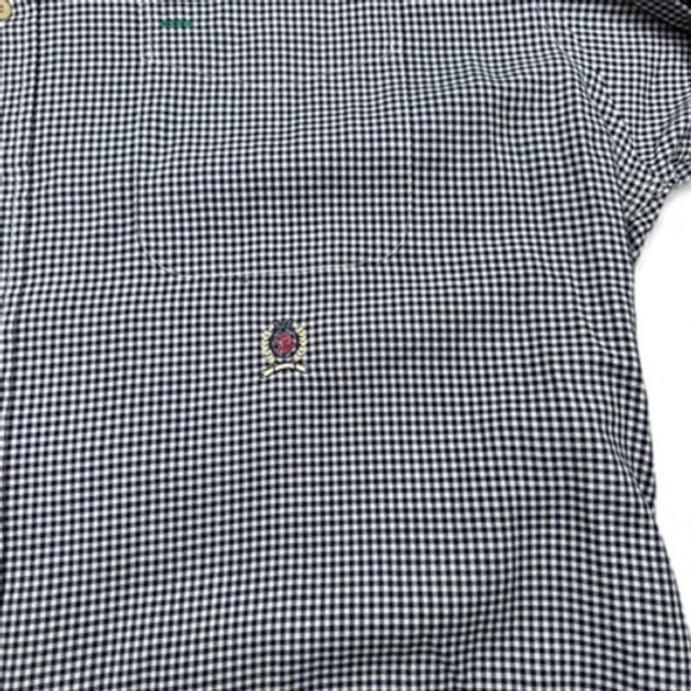 Tommy Hilfiger Shirt‎ Mens XL Blue Check Button Down Long Sleeve Cotton Casual - Picture 6 of 7